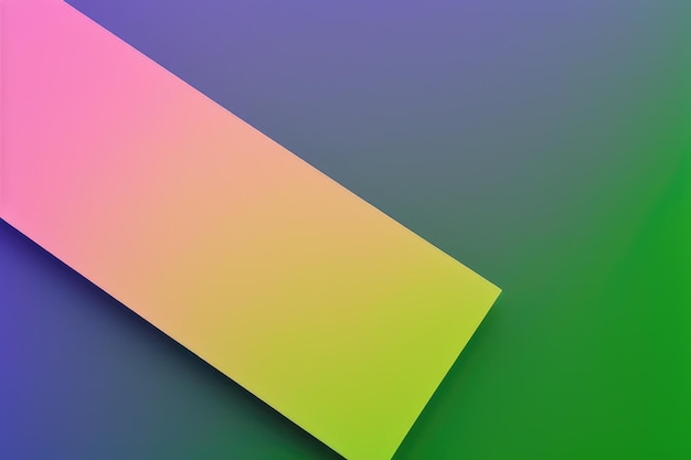 A colorful background with a green square and a white square.