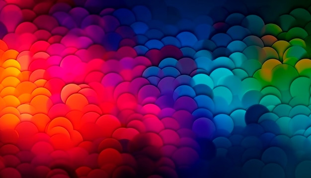 A colorful background with hearts on it