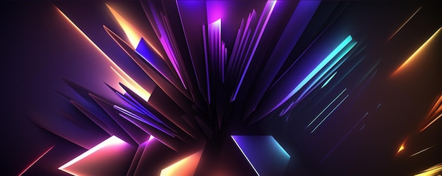 A colorful background with lights and a blue and purple background