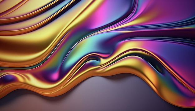 A colorful background with a metallic texture.