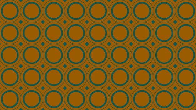 a colorful background with a pattern of circles and a gold and blue.