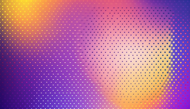 A colorful background with a pattern of dots.