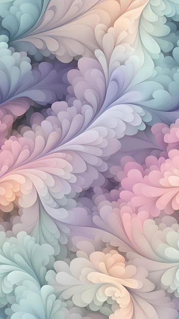 a colorful background with a pattern of flowers.