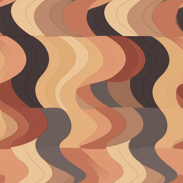 a colorful background with a pattern of lines and a brown and black.