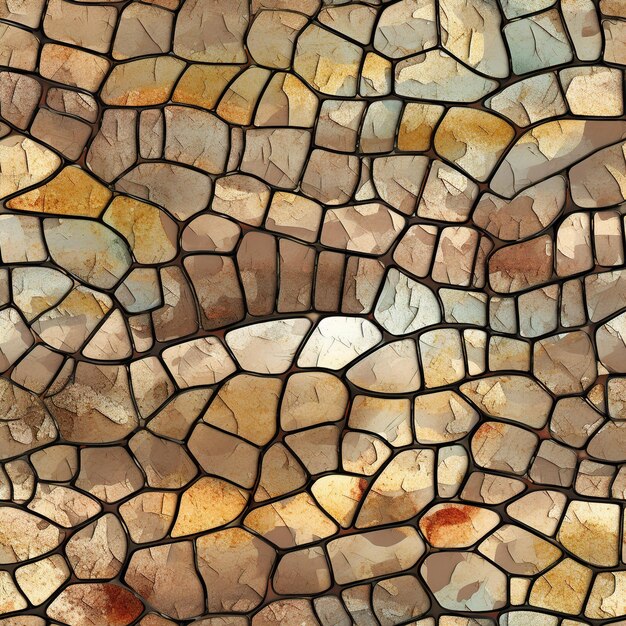 a colorful background with a pattern of stones and stones.