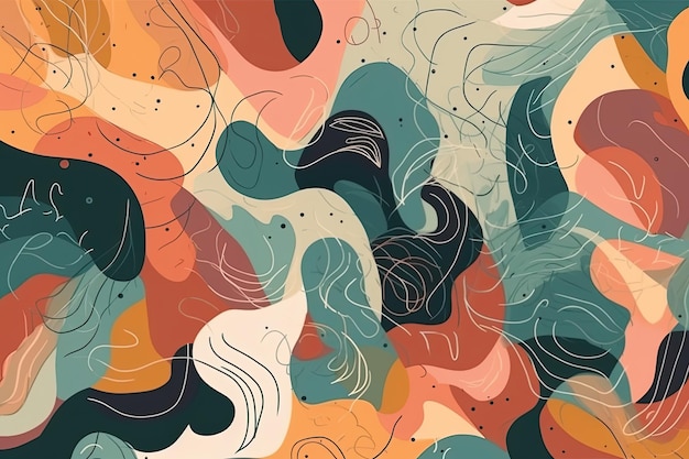 A colorful background with a pattern of swirls and swirls.