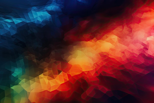 A colorful background with a pattern of triangles.