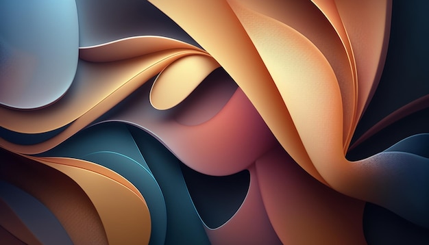 A colorful background with a pattern of wavy shapes.