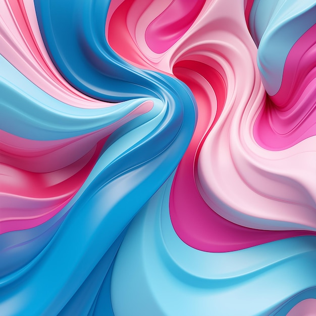 A colorful background with a pink and blue swirls