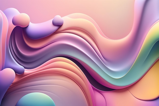 A colorful background with a pink and blue swirls