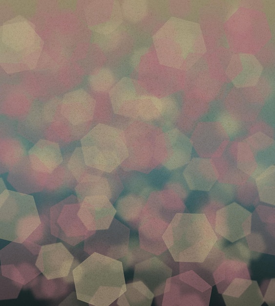 A colorful background with a pink and green pattern and the word hexagon on it.