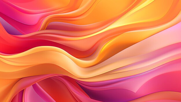 A colorful background with a pink and orange swirls