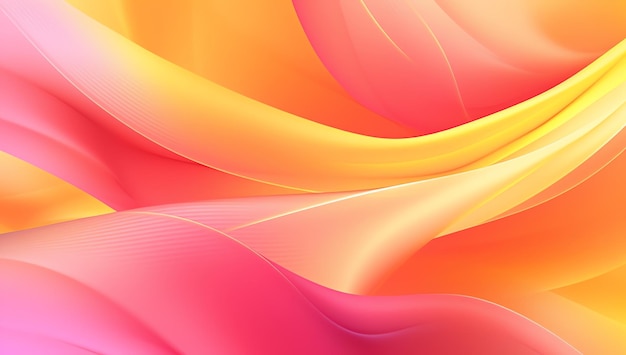 A colorful background with a pink and orange swirls