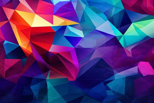 Colorful background with polygonal shapes