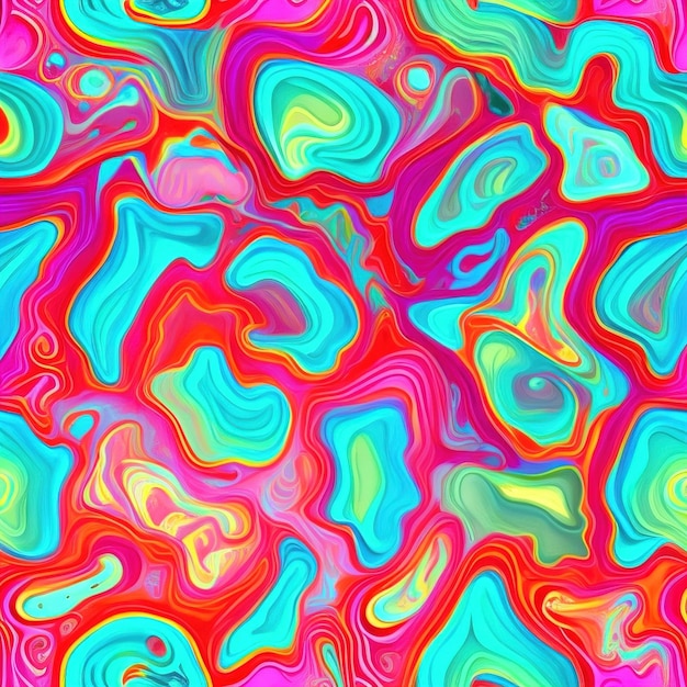 Colorful background with a psychedelic pattern