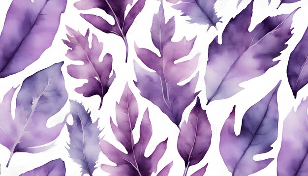 a colorful background with purple leaves and the word leaf