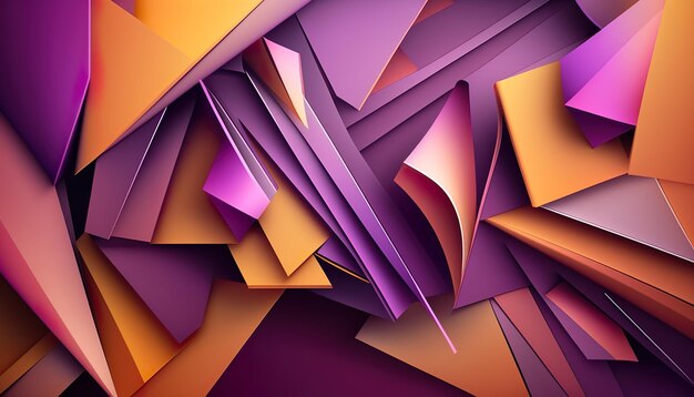 A colorful background with a purple and orange background and a purple background