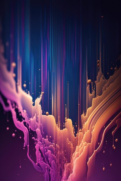 Photo a colorful background with a purple and orange background and the words'purple '