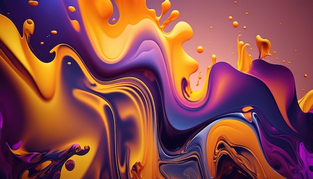 A colorful background with a purple and orange background.