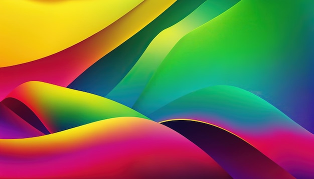 A colorful background with a rainbow background.