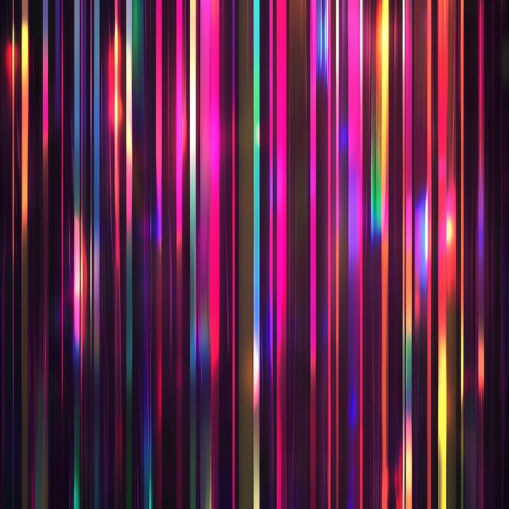 Photo a colorful background with a rainbow colored line