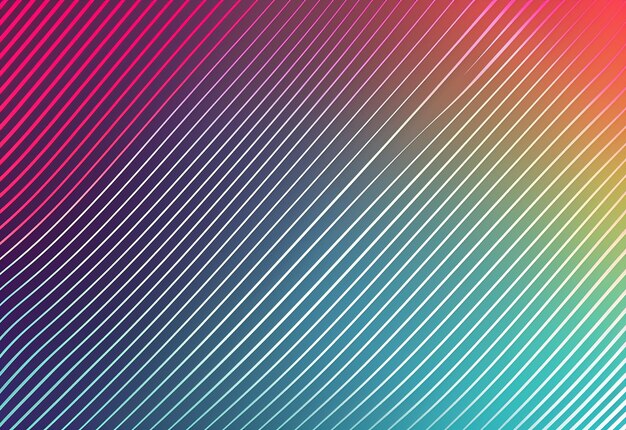 Photo a colorful background with a rainbow colored line
