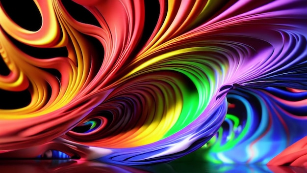 A colorful background with a rainbow of colors.