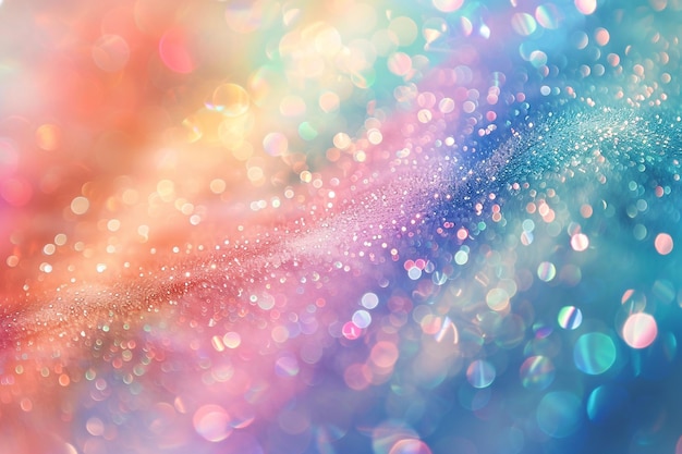 a colorful background with a rainbow of glitter and a colorful backgroundRainbow colored abstract b