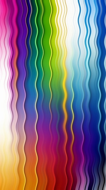 a colorful background with a rainbow pattern.