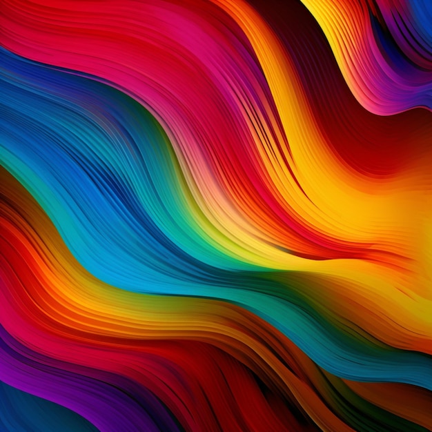 A colorful background with a rainbow pattern.