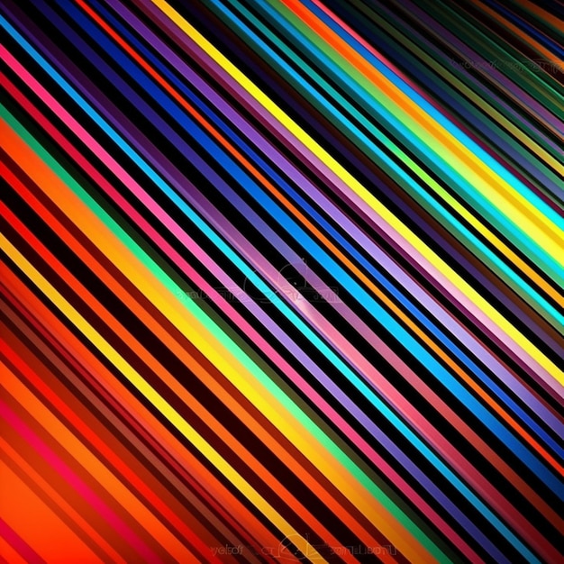 Colorful background with a rainbow pattern.