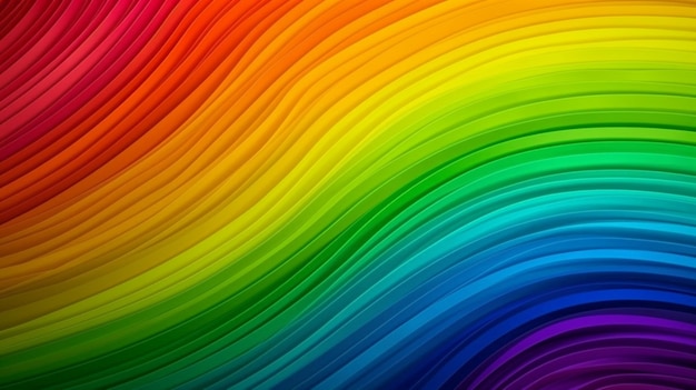 A colorful background with a rainbow pattern.