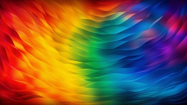 虹のパターンを持つカラフルな背景。