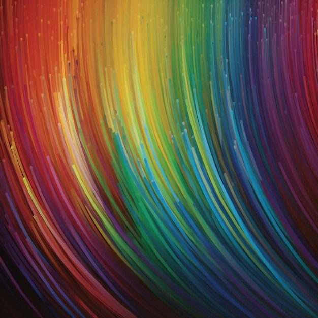 A colorful background with a rainbow pattern.