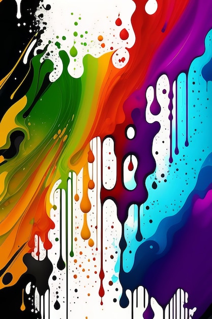 A colorful background with a rainbow and the word rainbow on it