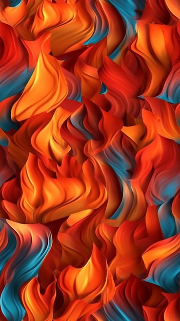 Photo a colorful background with a red and blue swirls.