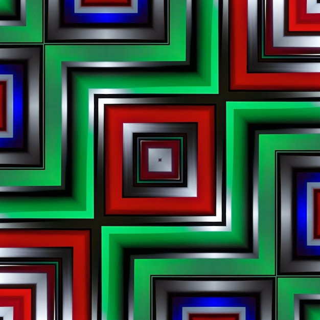 A colorful background with a square in the middle.