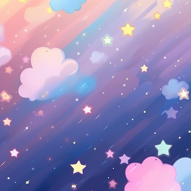 A colorful background with a star pattern