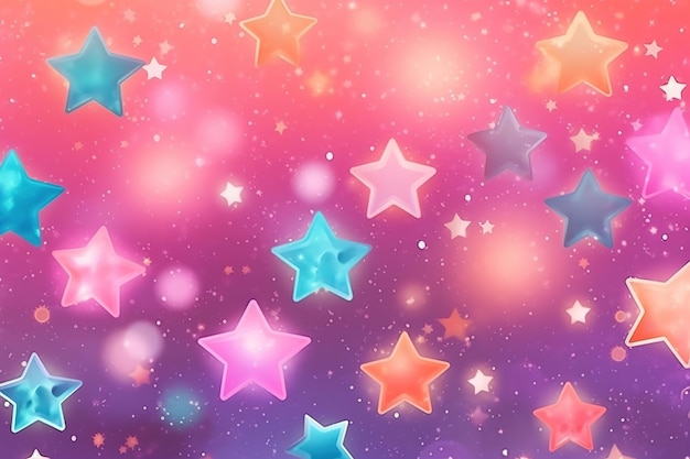 A colorful background with a star pattern