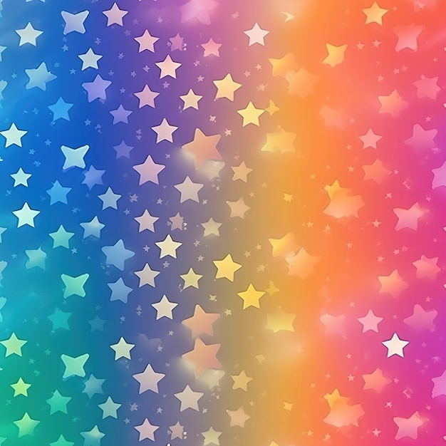 A colorful background with a star pattern