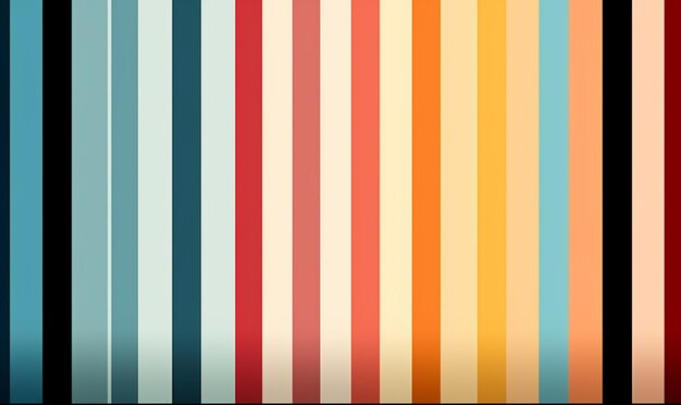 Photo a colorful background with a striped pattern of stripes