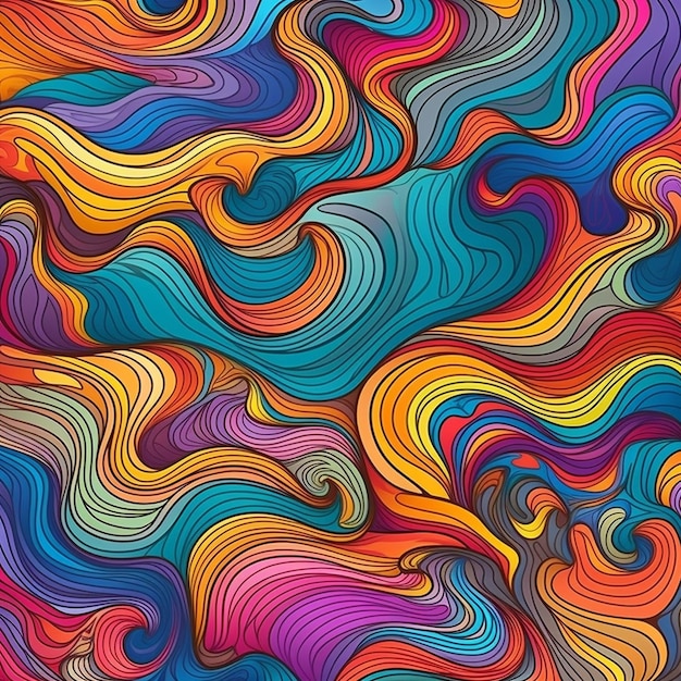 A colorful background with a swirl of colors.