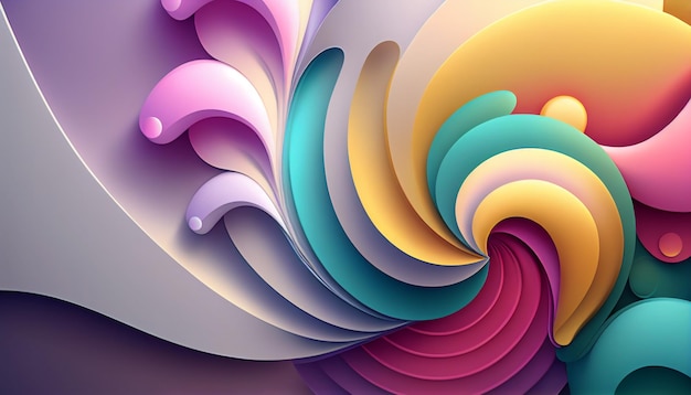 A colorful background with a swirl of colors.