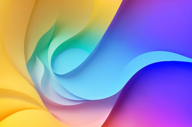 Colorful background with a swirl of light