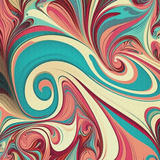 Photo a colorful background with a swirl pattern.