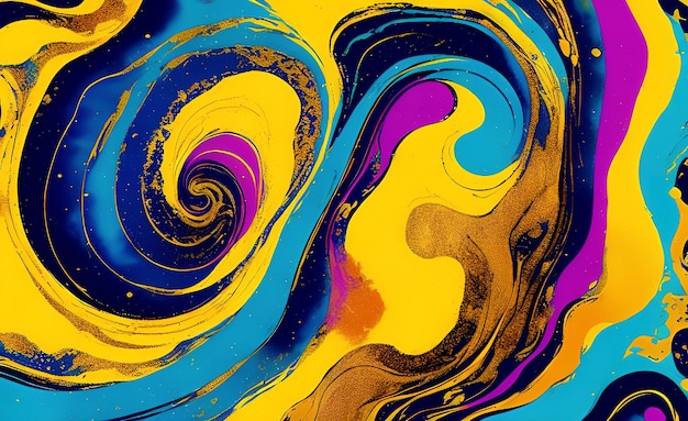 A colorful background with swirls and swirls.