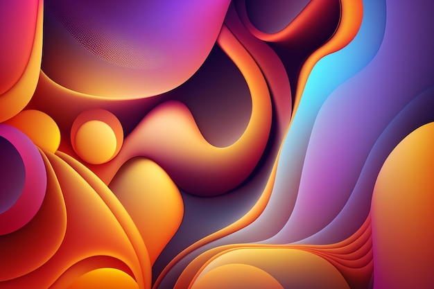 A colorful background with a swirly design.