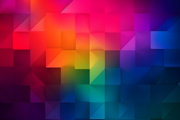 Colorful background with a triangle pattern