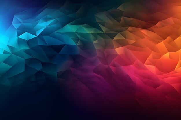 A colorful background with a triangle pattern.