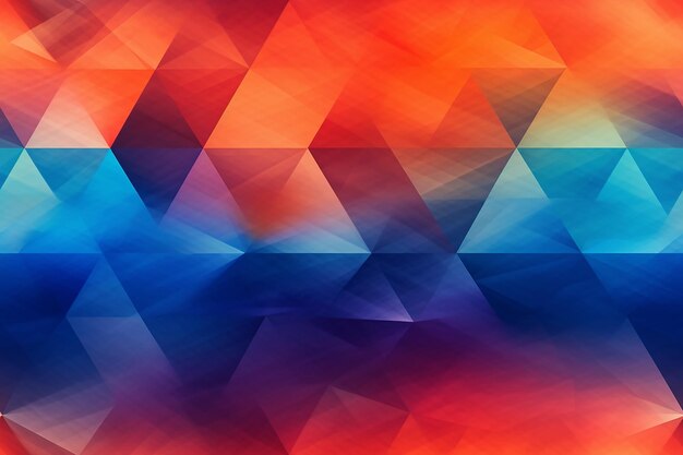 A colorful background with a triangle pattern